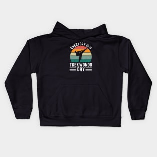 Everyday Is A Taekwondo Day Kids Hoodie